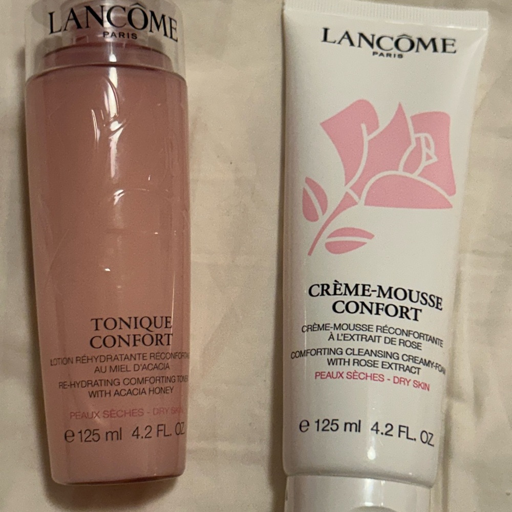 Lancôme Tonique and Crème-Mousse Confort Set. Full size. Both new and sealed. - Picture 8 of 13